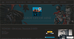 Desktop Screenshot of nerdylifeofmine.com